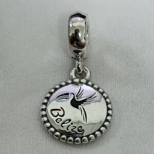 Pandora Belize  Exclusive Charm Pendant, S925 Silver Jewelry